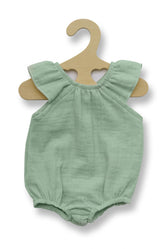 Telo bábiky Heless mätovo zelené s volánikmi, 28-35 cm