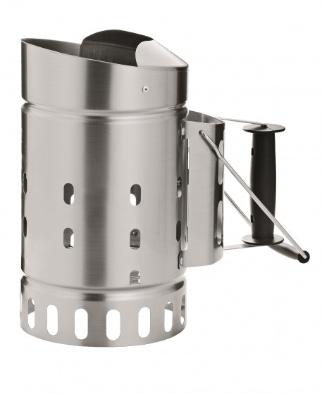 Rösle -charcoal starter barbecue da 19 cm in acciaio inossidabile