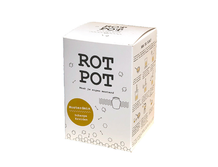 Rotpot fermentatie set - mosterd kruiden