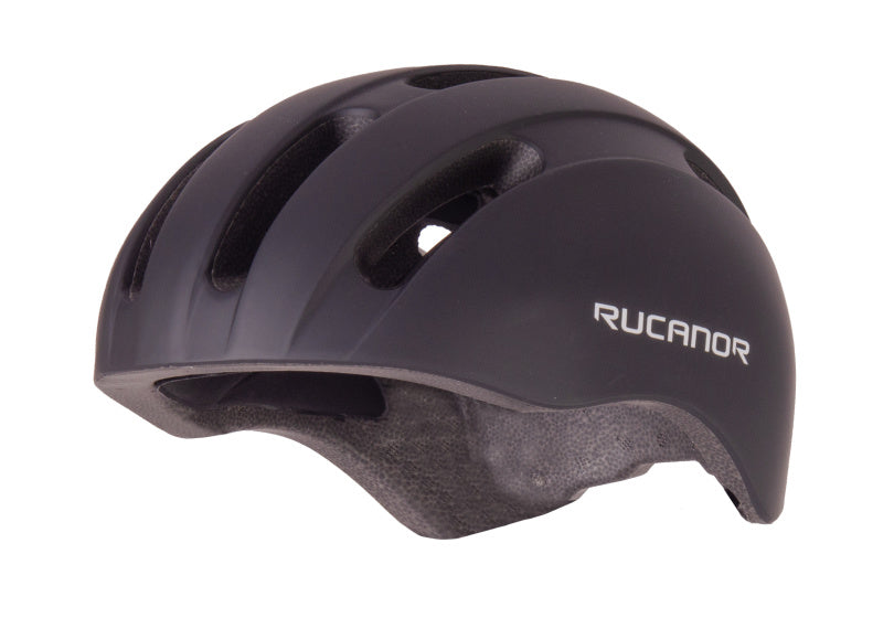Rucanor City Flow Cykelhjelm Justerbar sort størrelse 55-58 cm (m)
