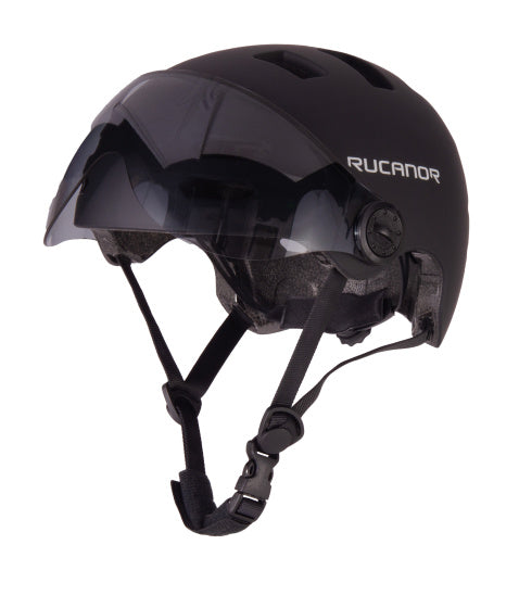 Rucanor Urban Sprint Cykelhjelm Justerbar sort størrelse 55-58 cm (m)
