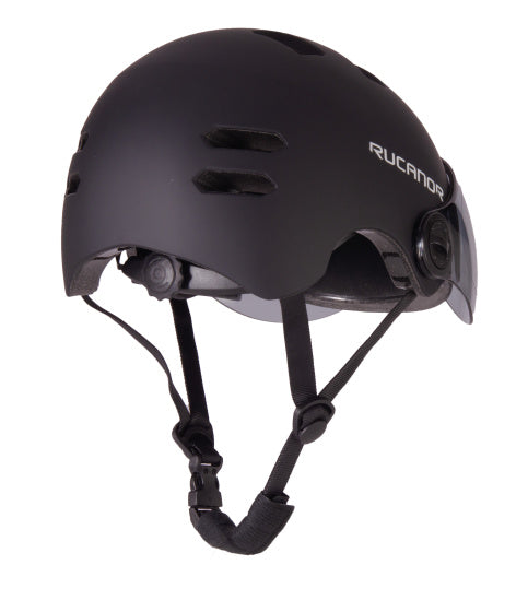 Rucanor Urban Sprint Cykelhjelm Justerbar sort størrelse 55-58 cm (m)