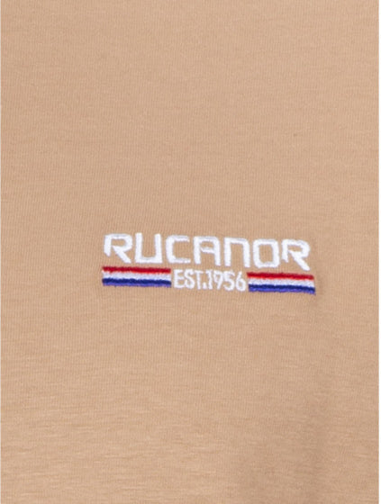 Camicia di base Rucanor raffi Hals uomini beige size 3xl