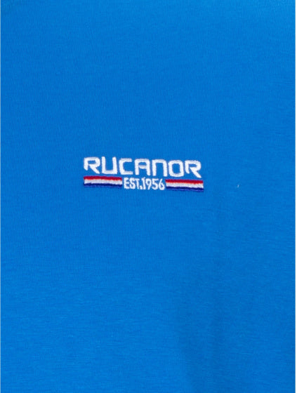 Rucanor Raffi basic shirt round neck men blue size M