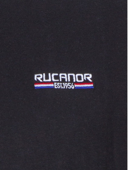 Camicia di base Rucanor raffi round hals uomini size nero xl