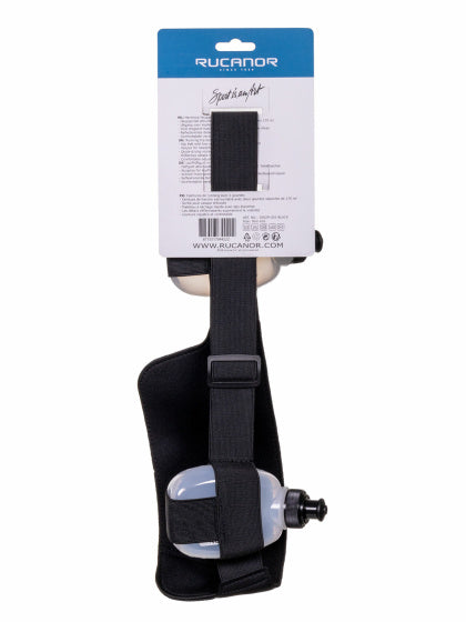 Rucanor Running hoftebag 2 flasker unisex svart