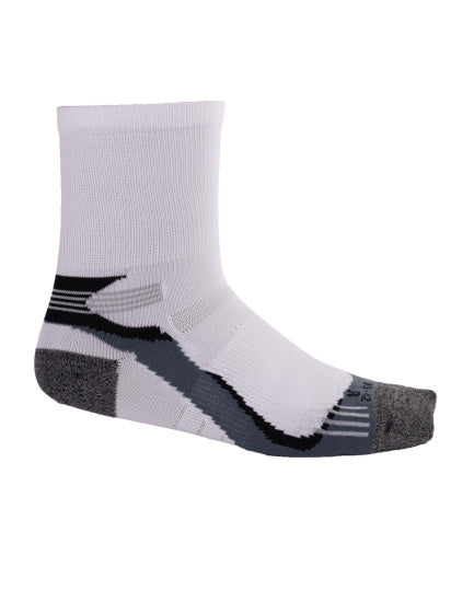 Rucanor Running Socken lang 2-Pack weiß grau Größe 35-38