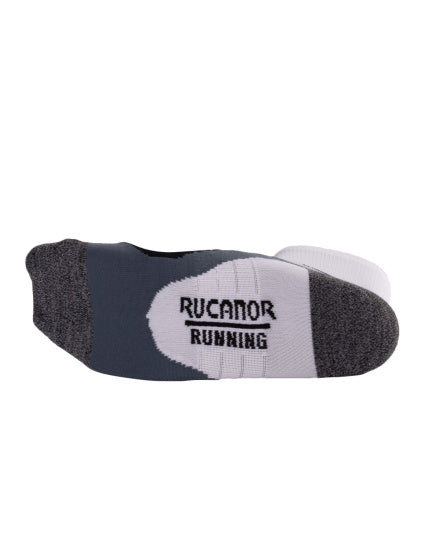 Rucanor Running Socken lang 2-Pack weiß grau Größe 35-38