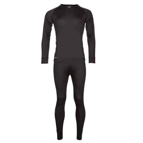 Rucanor Thermosuit Montana II mænds polyester sort 2-delt Mt L