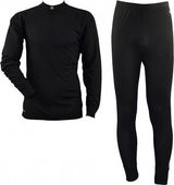 Rucanor Thermosuit Montana II mænds polyester sort 2-delt Mt L