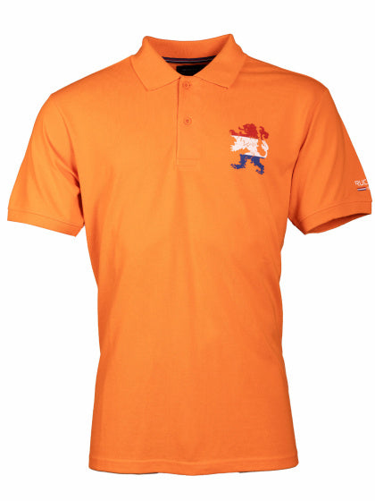 T-shirt di palla da pallo da calcio Rucanor uomini a maniche corte arancione m size m