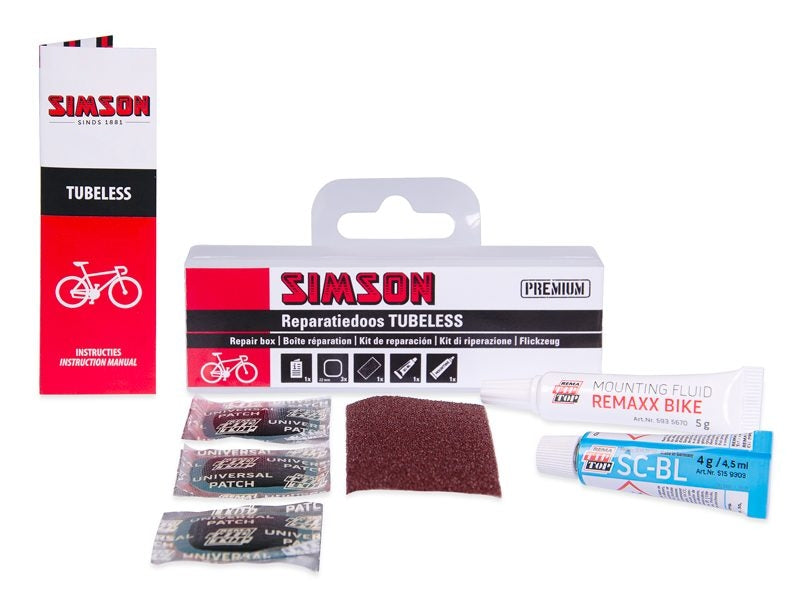 Simson tubeless repair kit