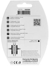 Fékbetétek v-fék 72 x 12,5 mm-es fekete 2 darab