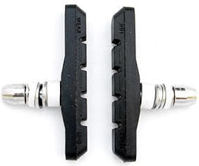 Brzdové destičky V-brzda 72 x 12,5 mm Černá 2 kusy