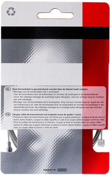 Cavo interno REM 2250 mm in acciaio inossidabile argento