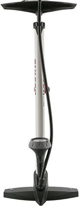 Bomba de bicicleta con acero manómetro 61 cm blanco (020601)