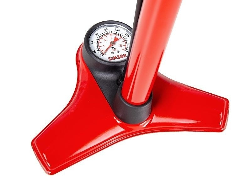 Bicycle pump Excellent High pressure 60 cm red