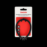 Simson Trouser Clips Plastic with Reflection