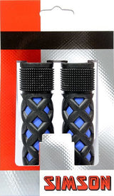 Uchwyty dla dzieci Simson - Universal - Regulowane - kobalt czarny - rower