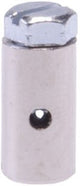 Capezzoli avvita 15 x 8 mm argento 2 pezzi