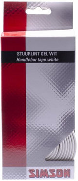 Simson Steering Lint Gel white (racing bike, shock -absorbing, comfortable)