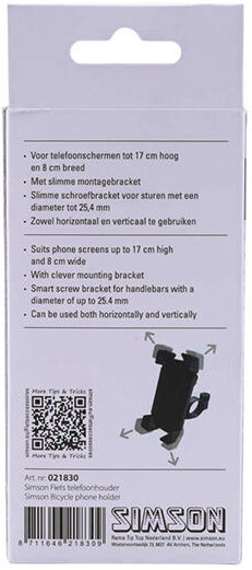 Phone holder Simson for the steering wheel