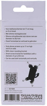 Phone holder Simson for the steering wheel