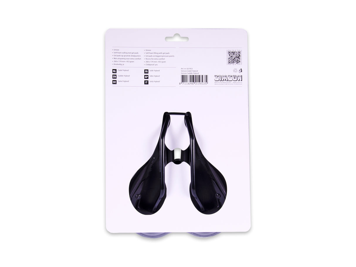 Sedlo Simson Hybrid Black