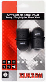 Simson Lighting Set Simmy Incl. Batteries Black on Card