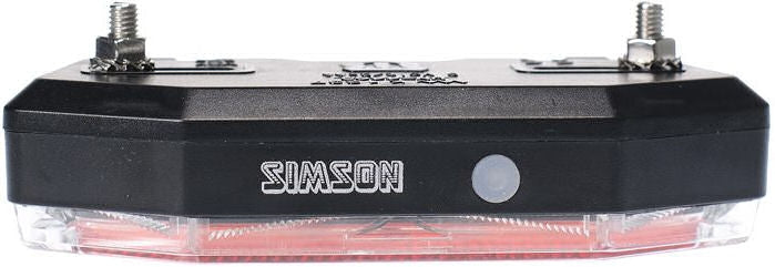 Simson battery luggage rack rear light tunnel 3 LED car