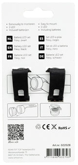 Lighting set Simson 'Flexy' LED set - Black
