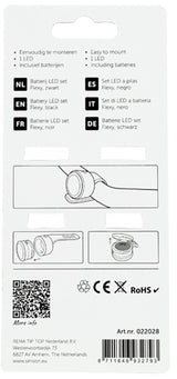 Lighting set Simson 'Flexy' LED set - Black