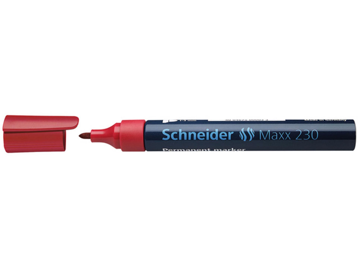 Schneider marker permanent 230 rond rood 10st