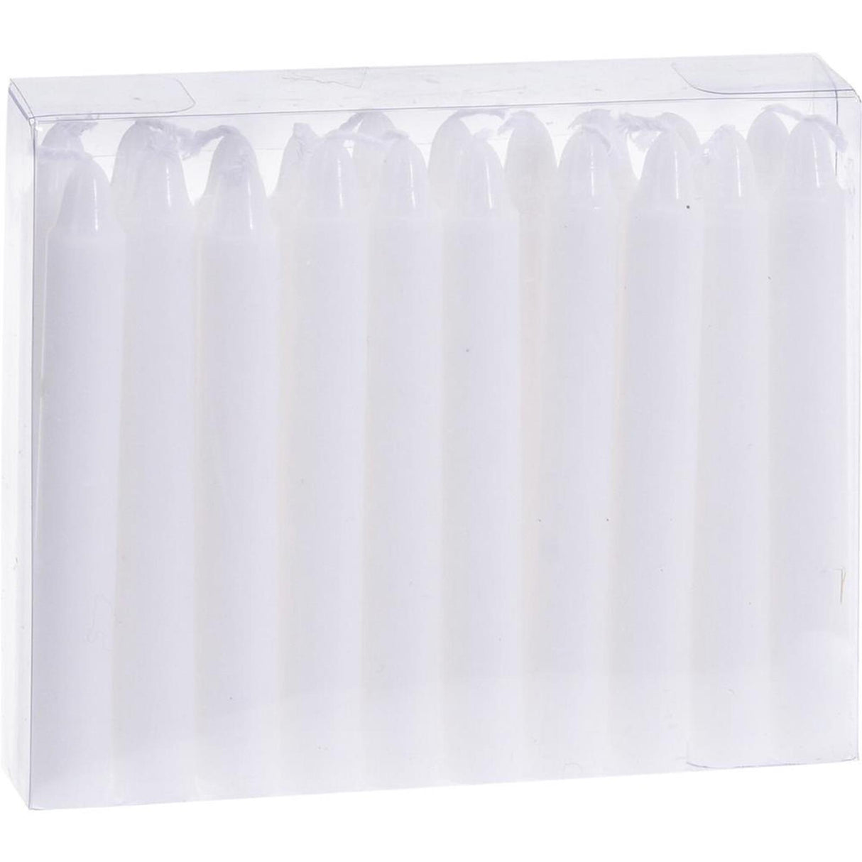 Home styling kerstboomkaarsjes 20-delig 10,5cm wit