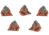 Safari Orangutan play set 2.5 cm Brown 192-piece