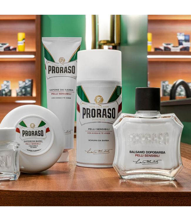 De Proraso defrahaft Crème gréng Téi Rube 150ml