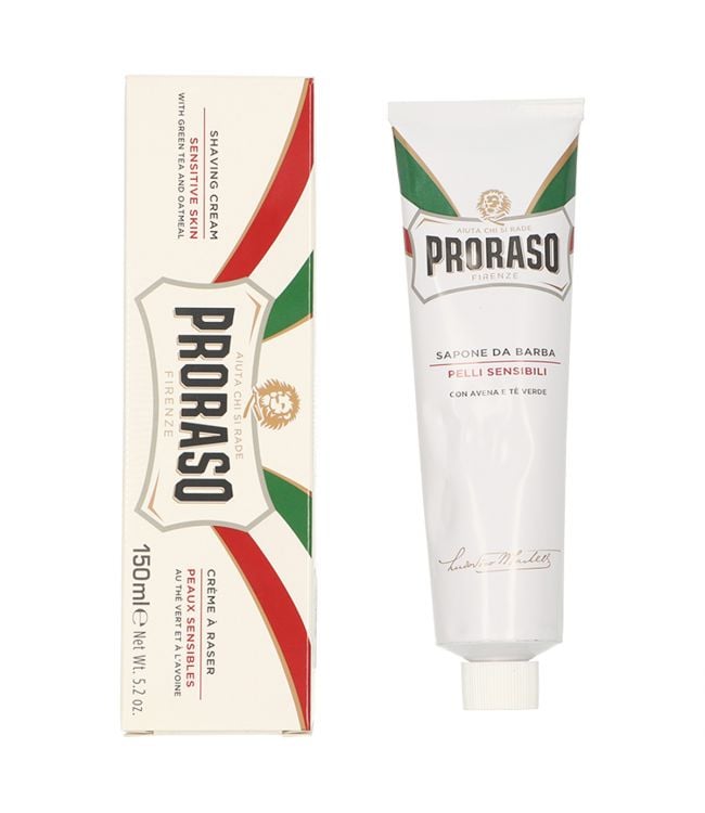 De Proraso defrahaft Crème gréng Téi Rube 150ml
