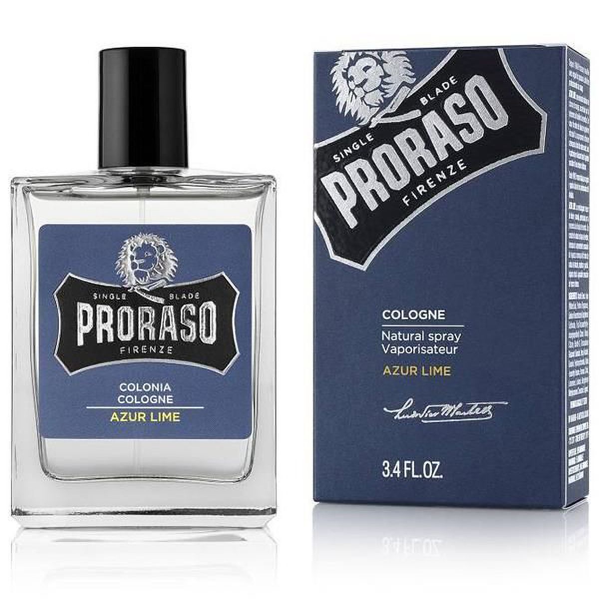 Proraso cologne natural spray azur lime 100ml