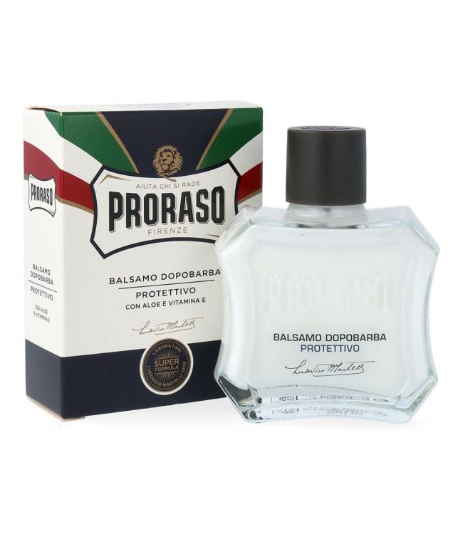 Bálsamo de aftershave proraso con aloe y vitamina E 100 ml