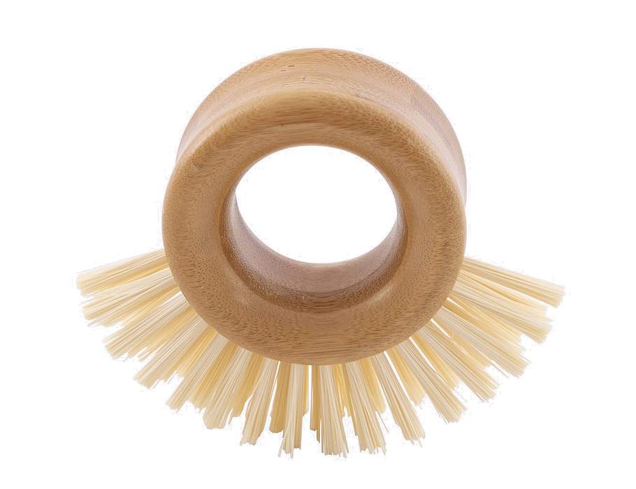 Point virgule ring-shaped scrubbing brush