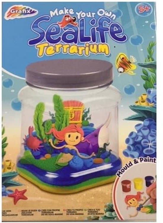 BONGERS TOYS GRAFIX FAIT VOTRE PROPRE SEALLIFE Terrarium avec sirène