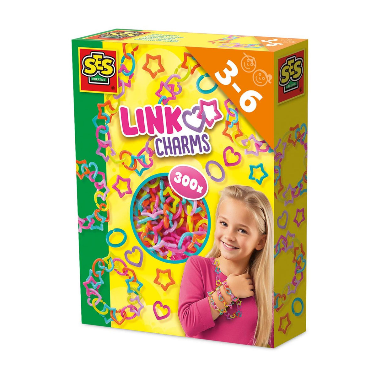 Make six link charms