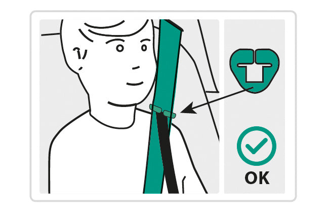 Asiento elevador Seven polska cars 15-36 kg negro rojo