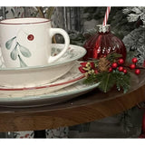 Svenska living bord diep 'berry' rood ø20,5cm