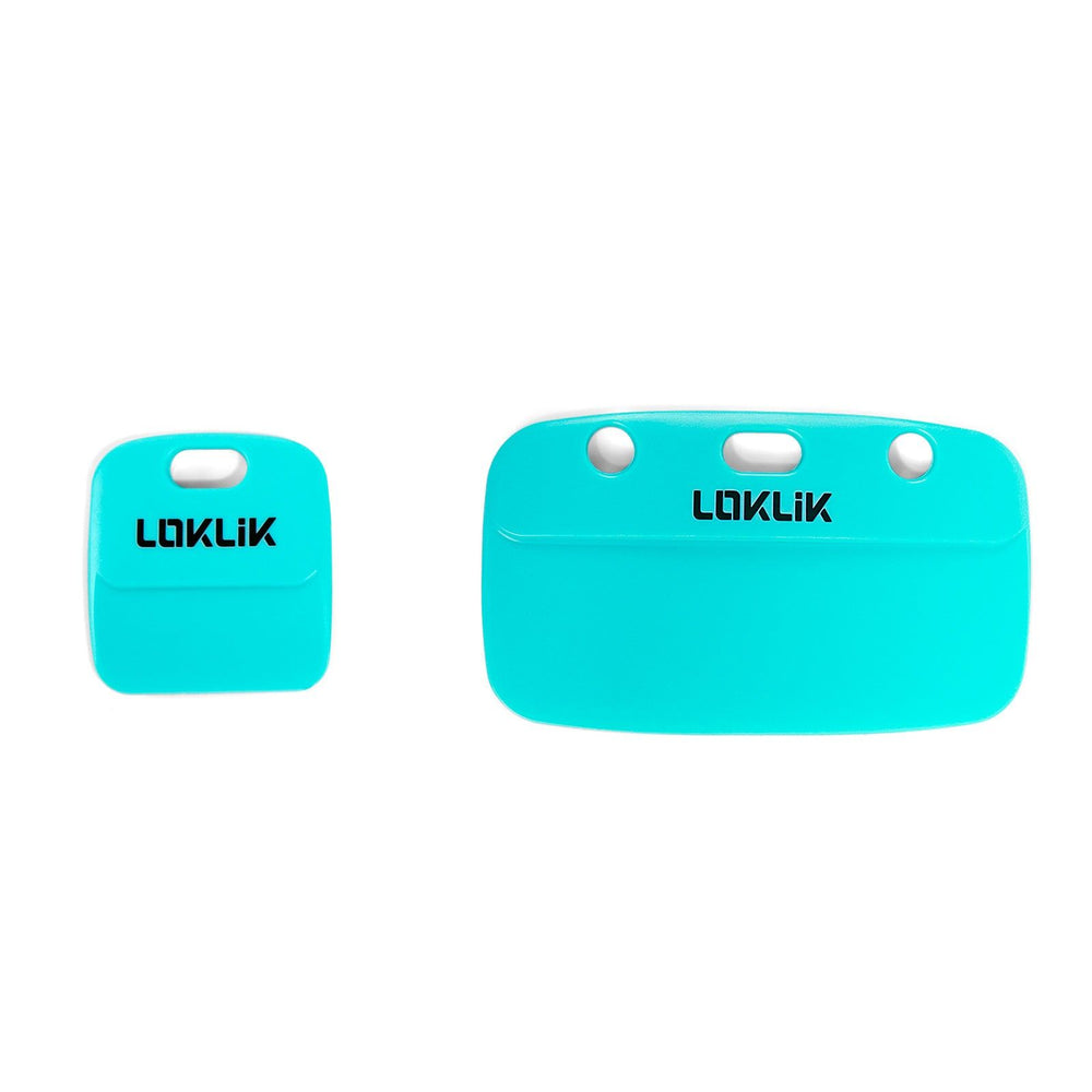 Loklik • schraper set blauw 2st.