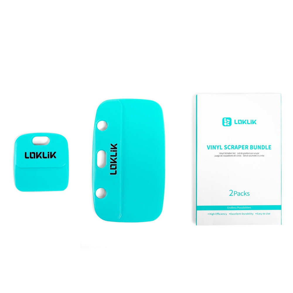 Loklik • schraper set blauw 2st.