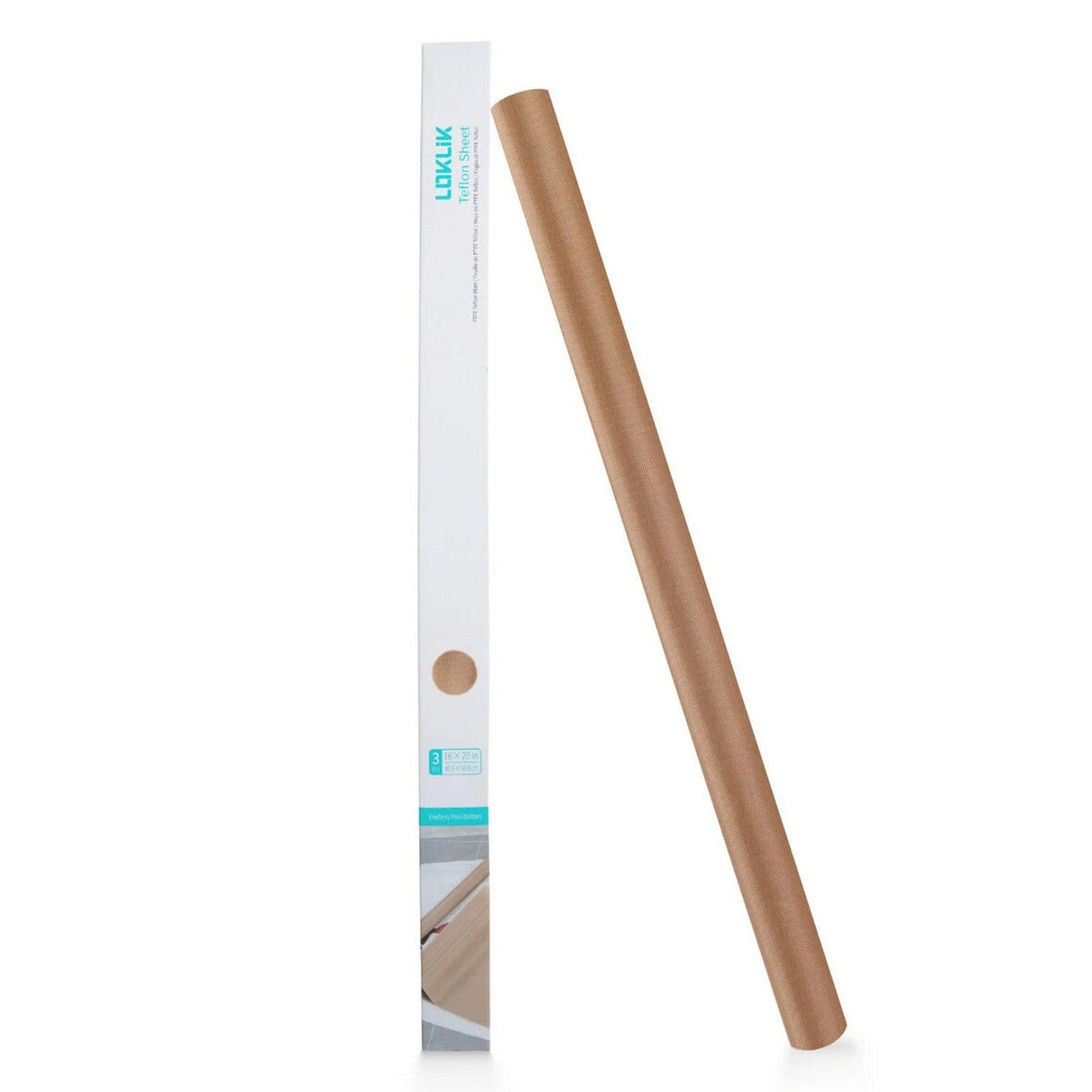 Loklik • pfte teflon vellen 40x50cm bruin 3x