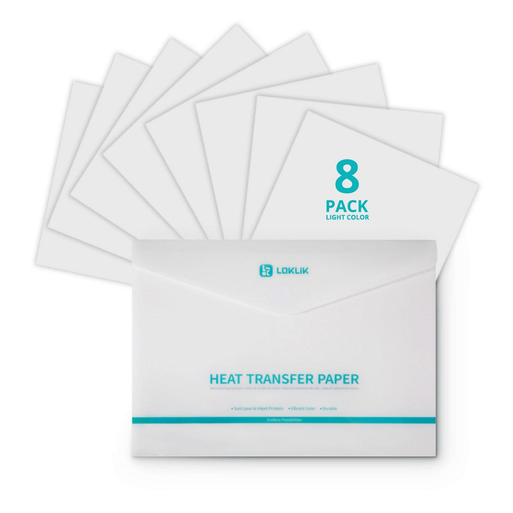 Loklik • transferpapier donker 8x
