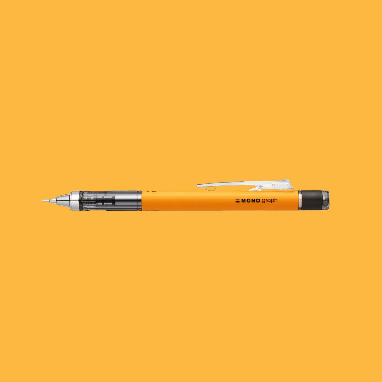 Tombow • mechanical pencil, mono graph, 0.7mm, neon orange