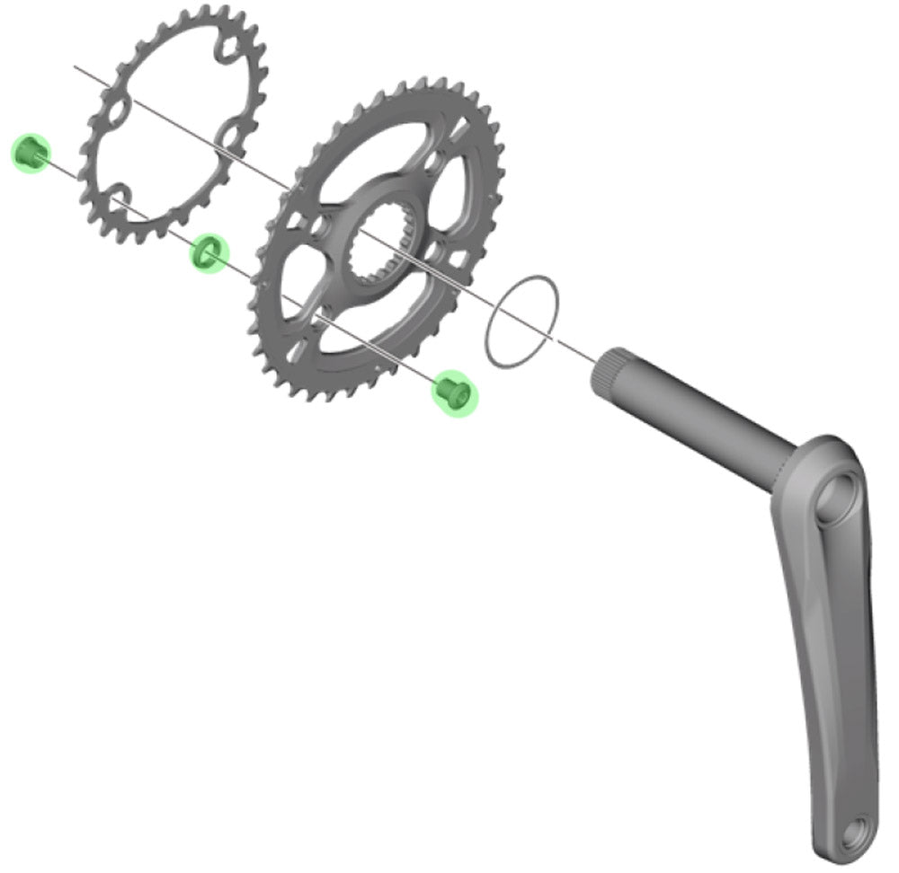 Bulloni a catena shimano slx fc-m7100